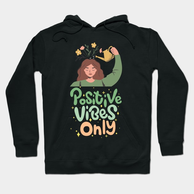 Positive Thoughts Motivation Wise Quotes Hoodie by OnlyWithMeaning